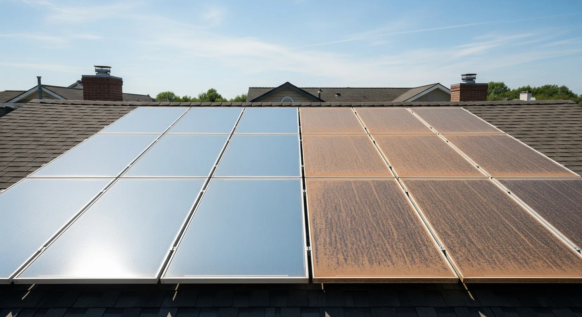 Solar panel cleaning